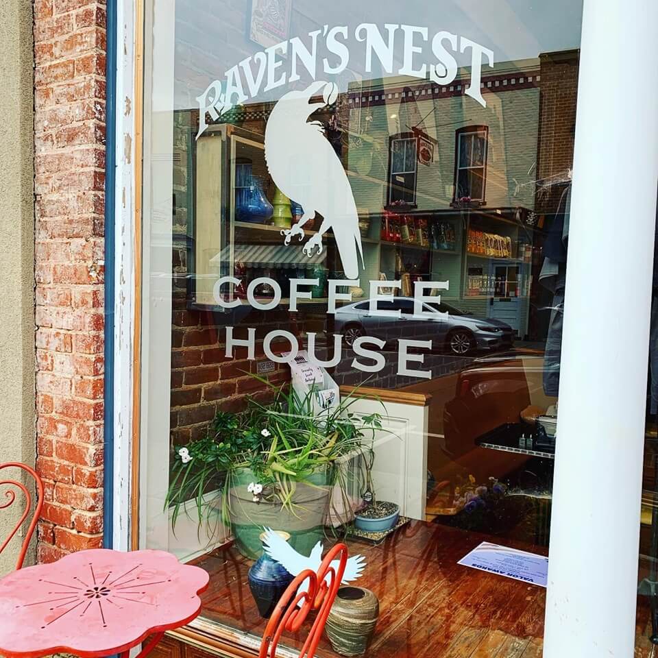 Storefront window of