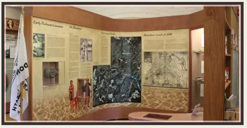 The Native American Gallery highlights the Manahoac Confederation.