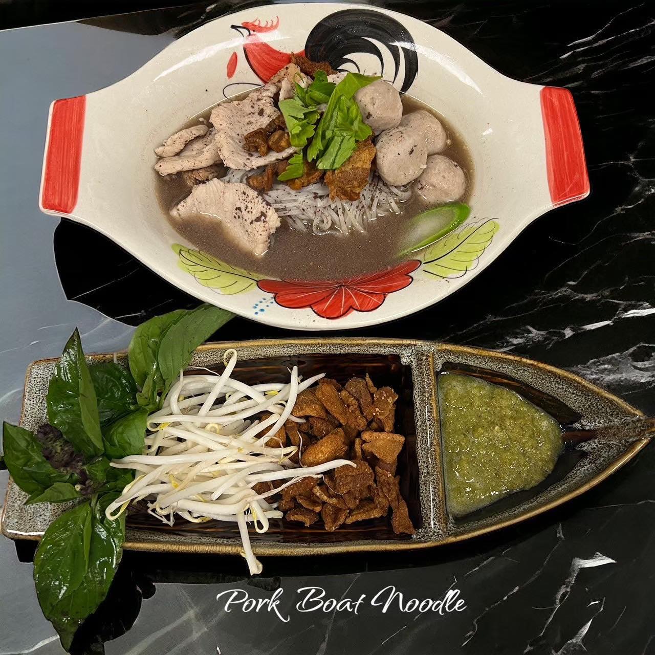 image of Pork Boat Noodle dish