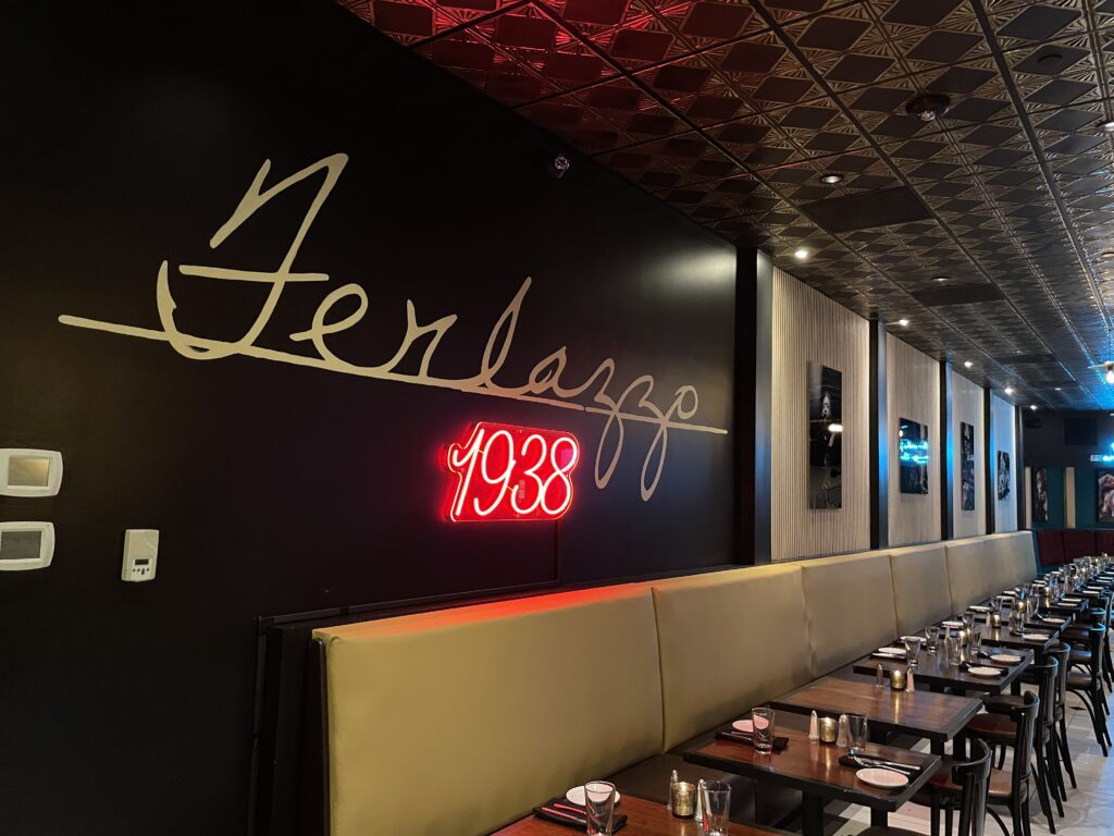 Ferlazzo 1938 lit sign