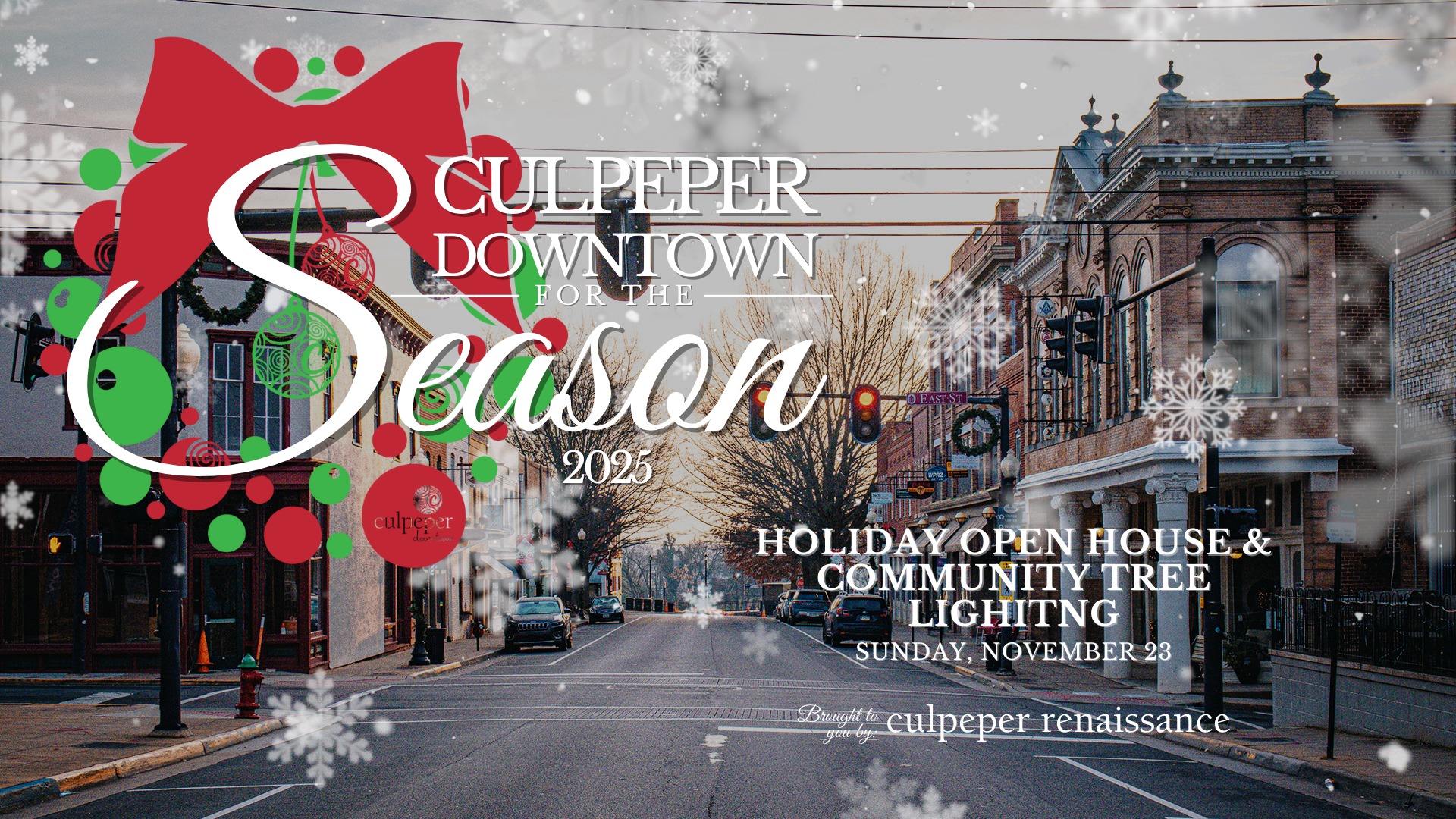 tree lighting flyer