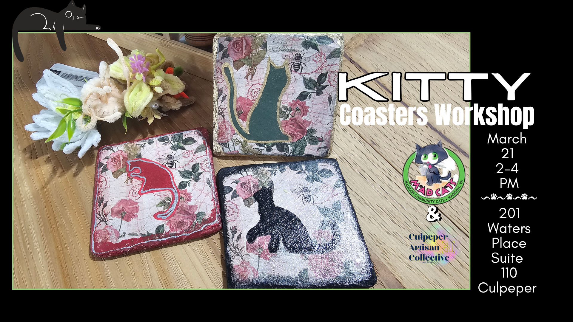 cat coasters