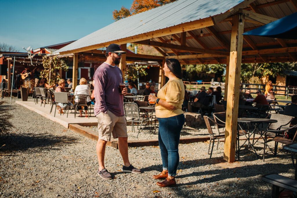 Old Trade Brewery Outdoor seating area