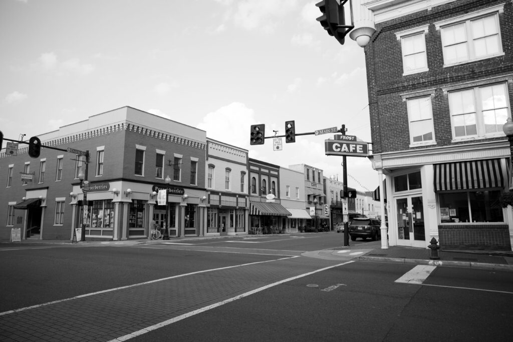 Downtown Black and White