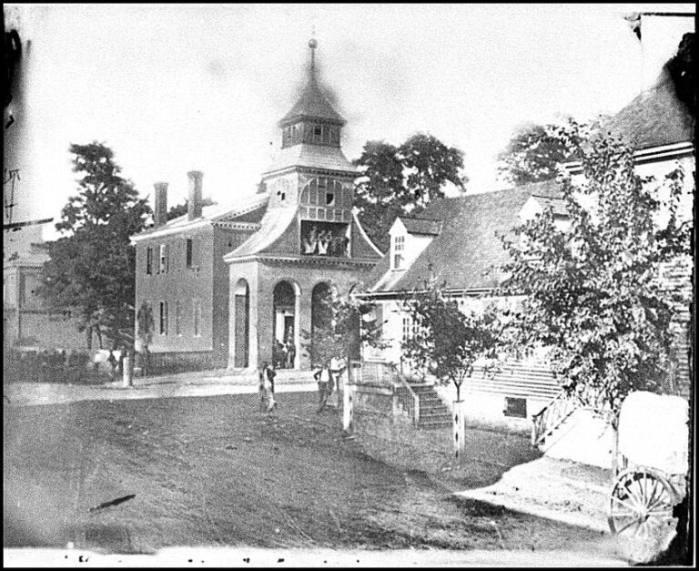Culpeper's Second Courthouse - Photographer Timothy H. Sullivan