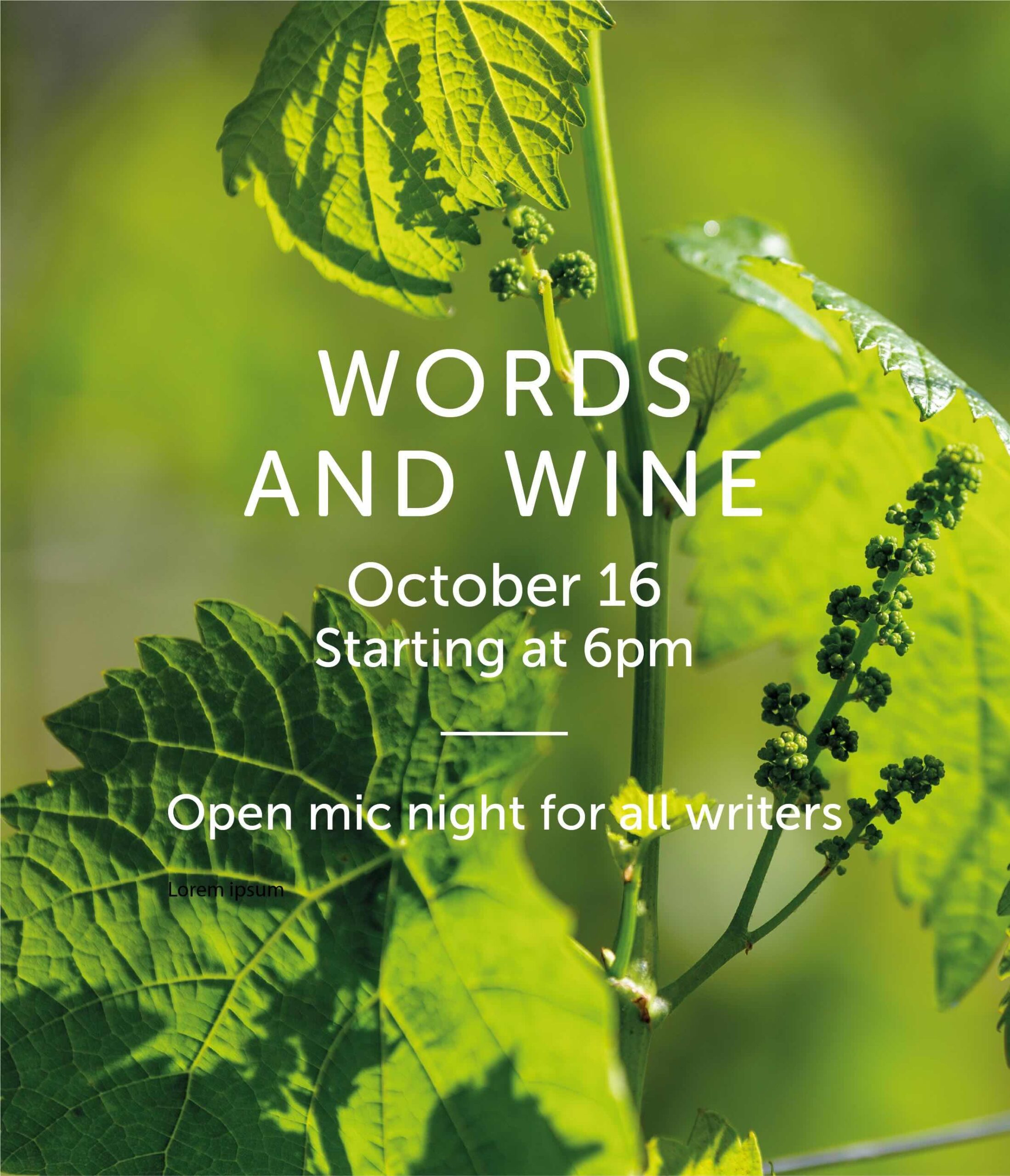 Words and Wine